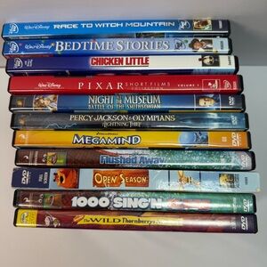 Lot 11 Disney Dreamworks Percy Flushed Away  Museum Witch Mountain DVDs